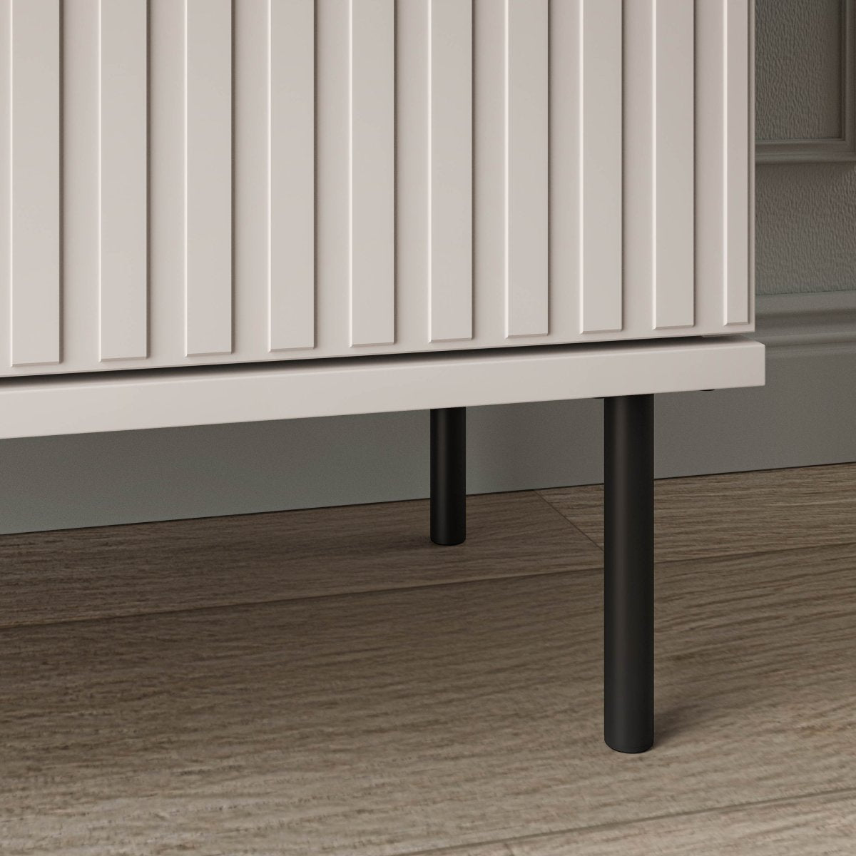 Banc meuble à chaussures 2 portes Nova Cachemire - vue 6