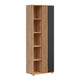 Armoire 1 porte Ezra Bois et Noir