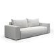Canapé convertible 3 places coffre Bliss Gris clair