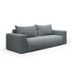 Canapé convertible 3 places coffre Bliss Gris
