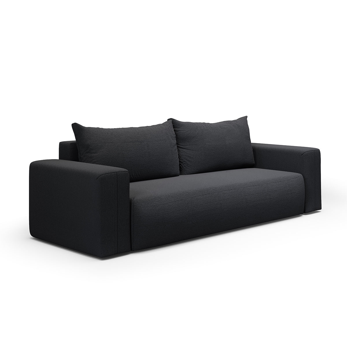 Canapé convertible 3 places coffre Bliss Gris foncé