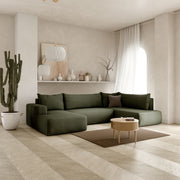Canapé U 5 places convertible coffre Bliss Vert Sapin - vue 2