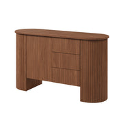 Buffet 1 porte 3 tiroirs Canopée Bois foncé