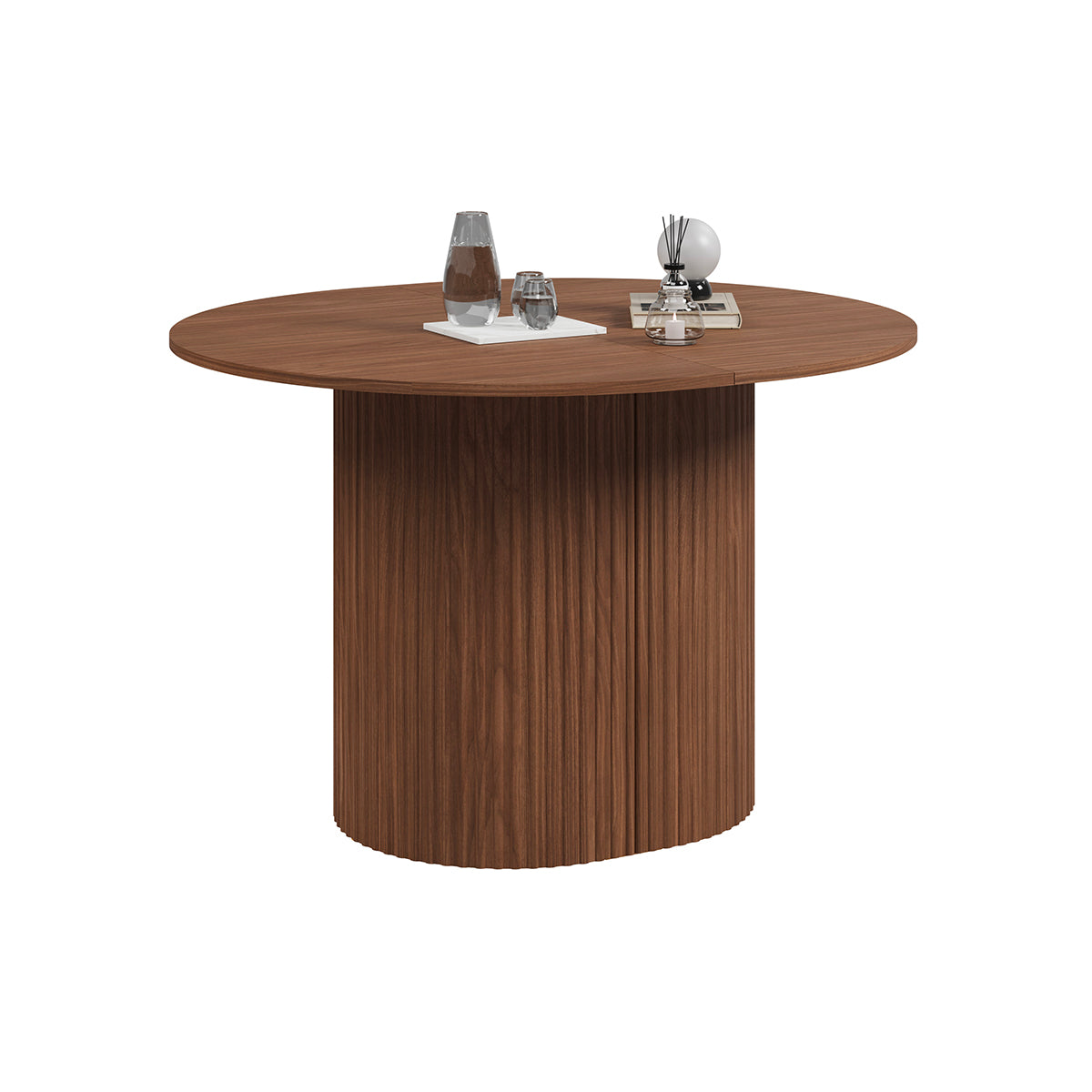 Table à manger extensible 4 à 8 places Canopée Bois foncé - vue 5