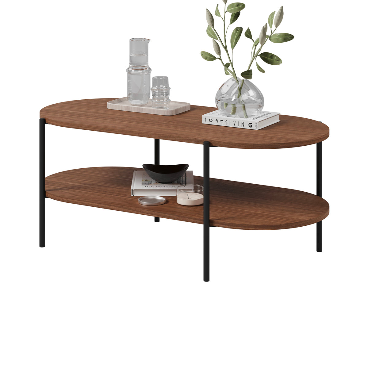 Table basse Canopée Bois foncé - vue 4