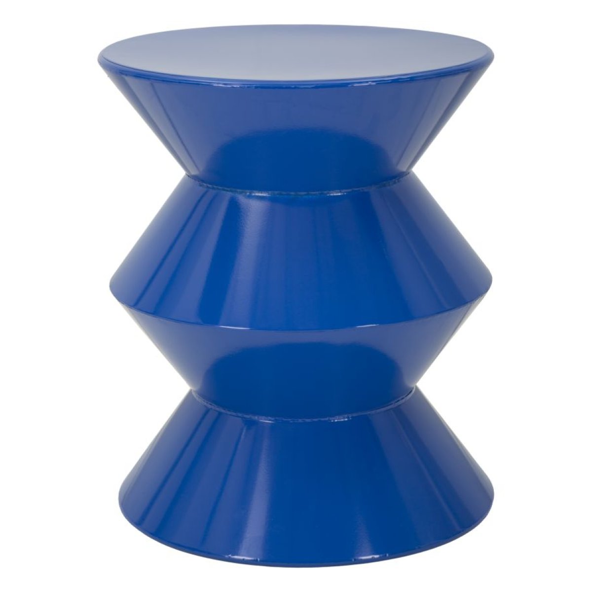 Bout de canapé 45 cm en métal Peps Bleu - vue 2