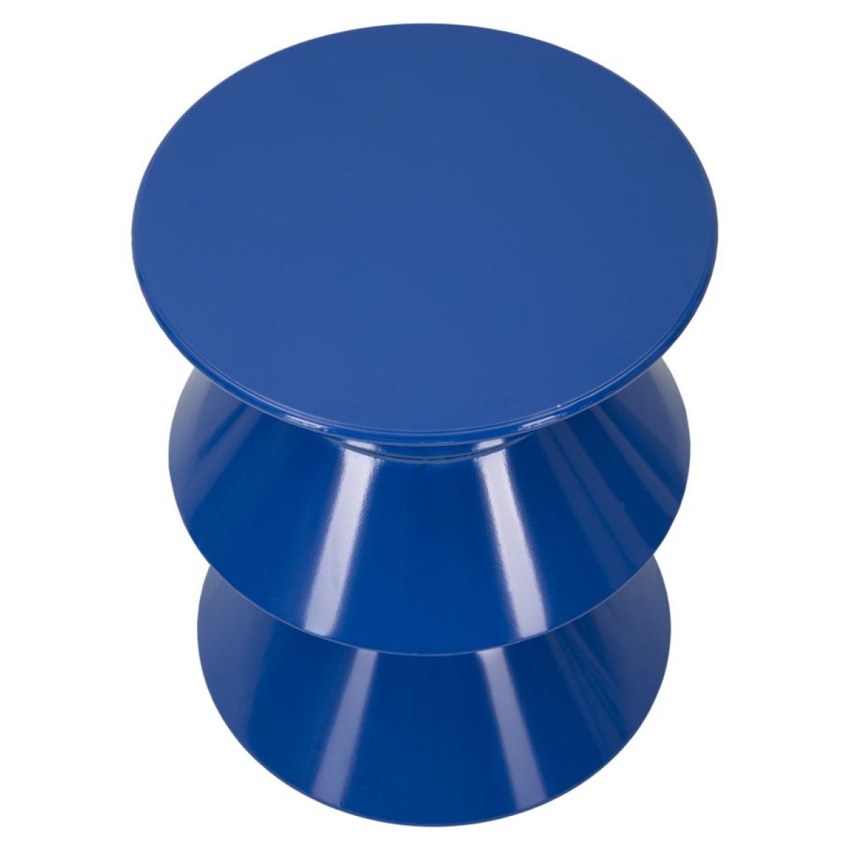 Bout de canapé 45 cm en métal Peps Bleu - vue 3