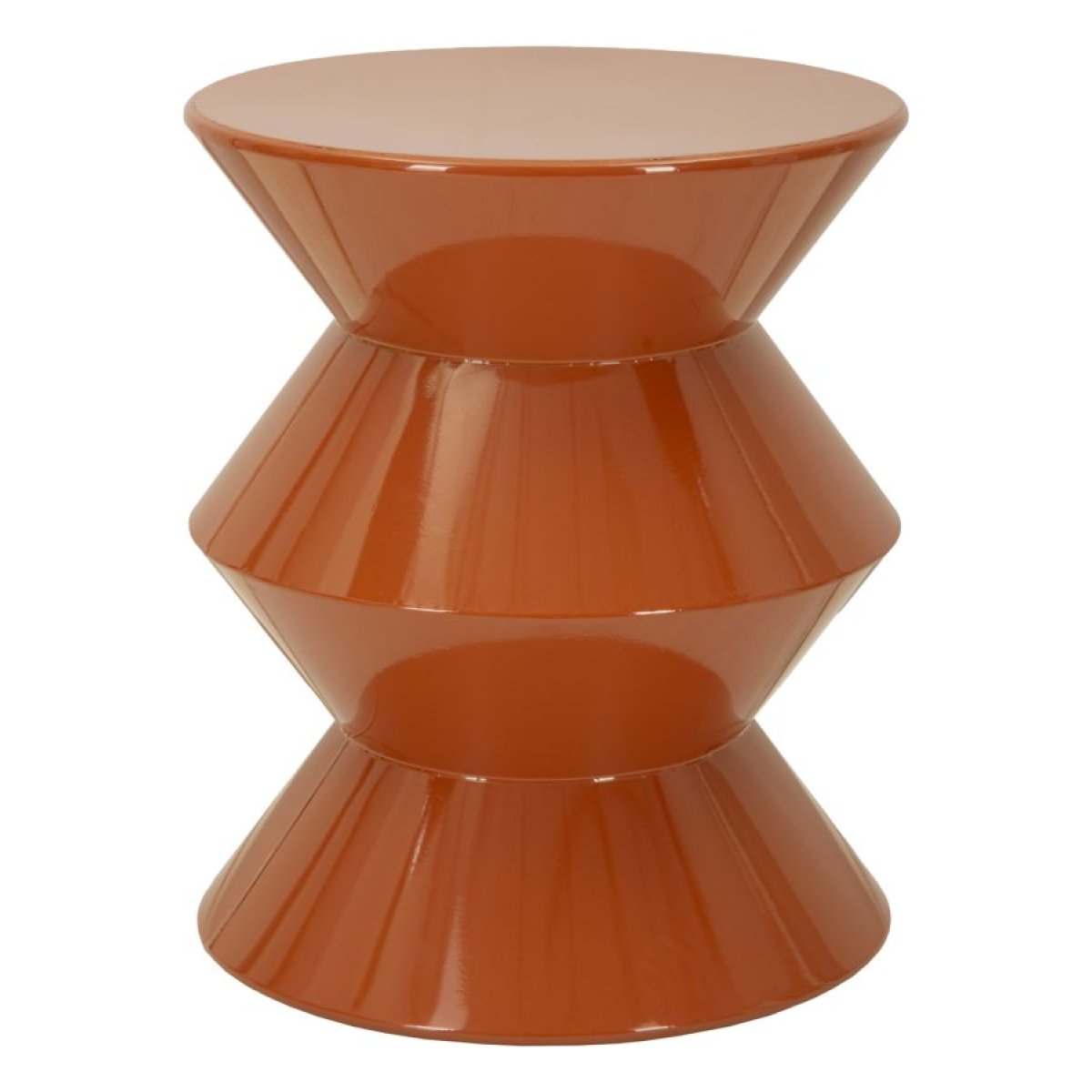 Bout de canapé 45 cm en métal Peps Orange - vue 2