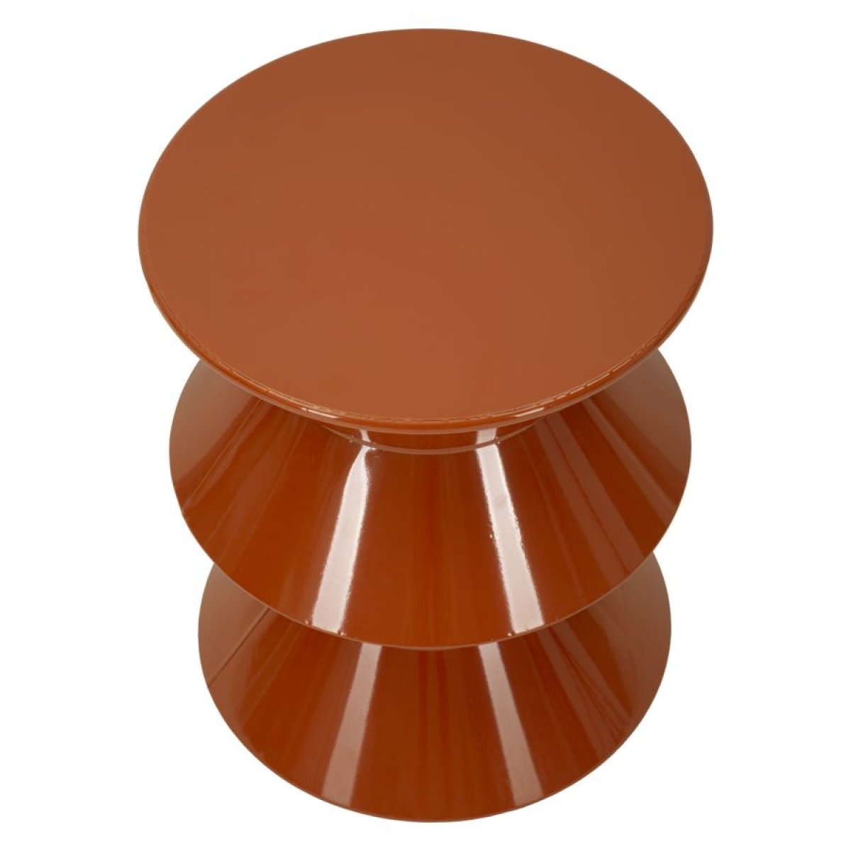 Bout de canapé 45 cm en métal Peps Orange - vue 3