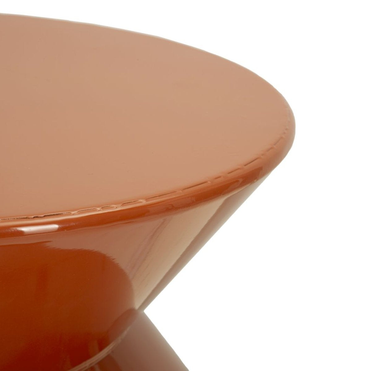 Bout de canapé 45 cm en métal Peps Orange - vue 5