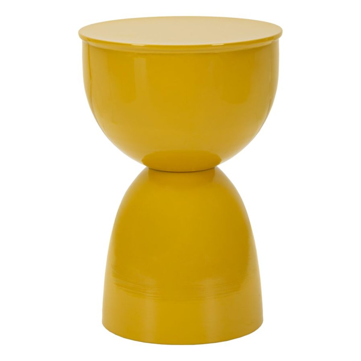 Bout de canapé 46 cm en métal Peps Jaune - vue 2