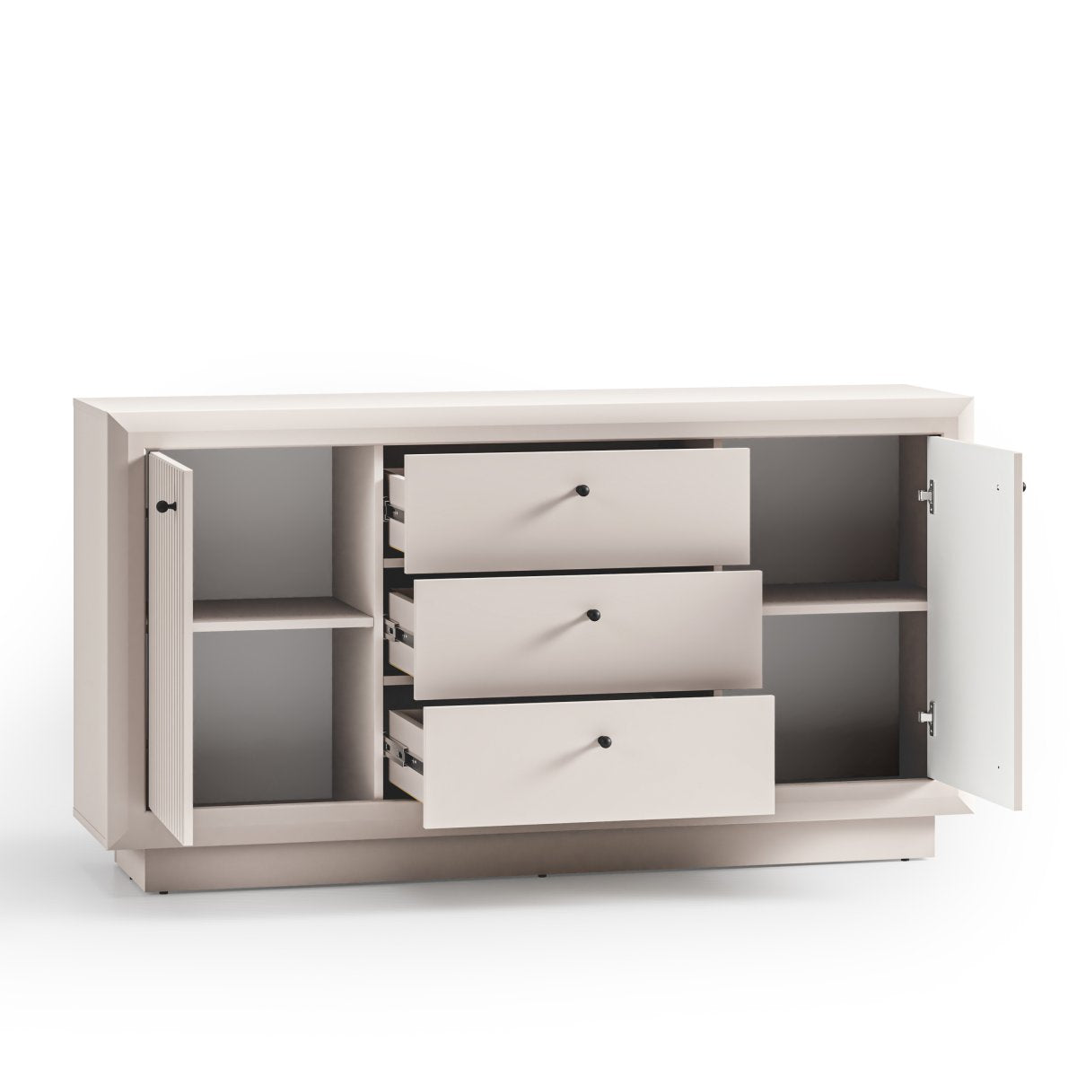 Buffet 2 portes 3 tiroirs Assia Cachemire - vue 3