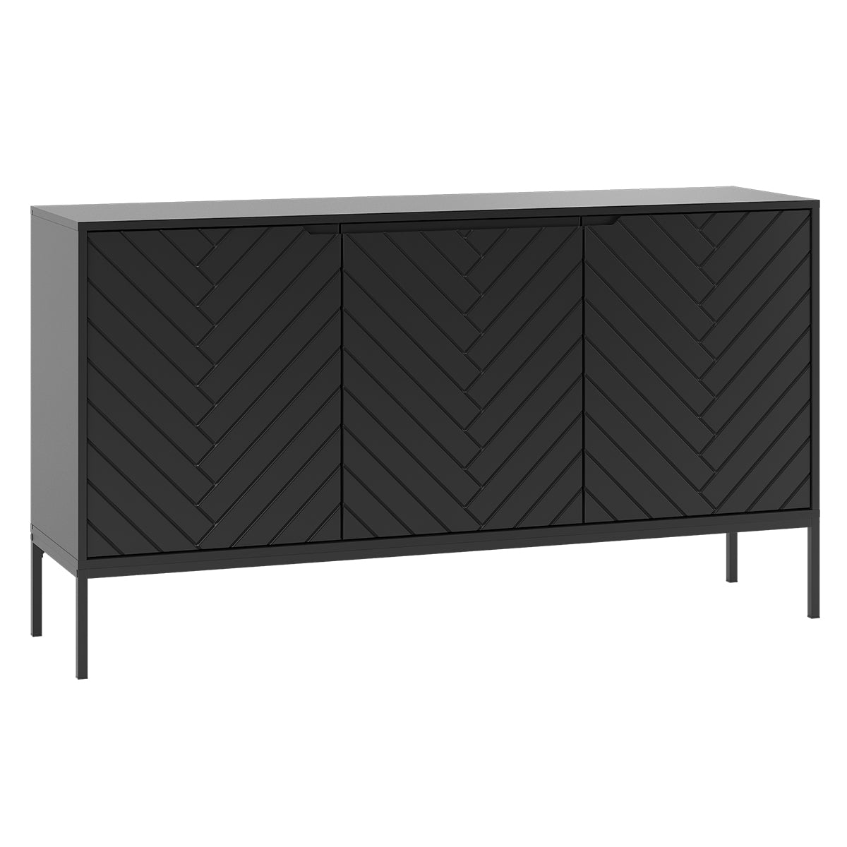 Buffet 3 portes Daria Noir