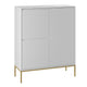 Buffet haut 3 portes Daria Blanc