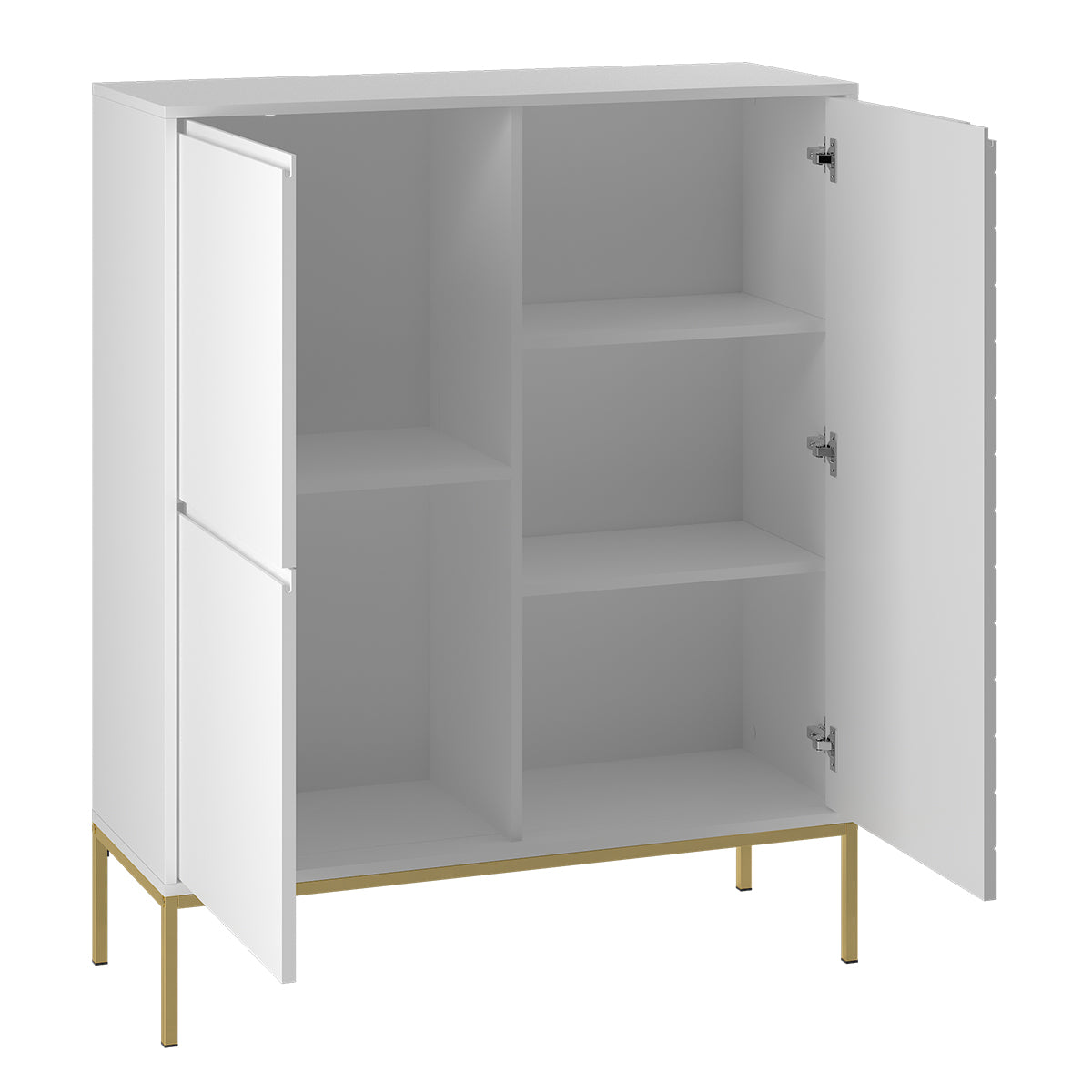 Buffet haut 3 portes Daria Blanc - vue 3