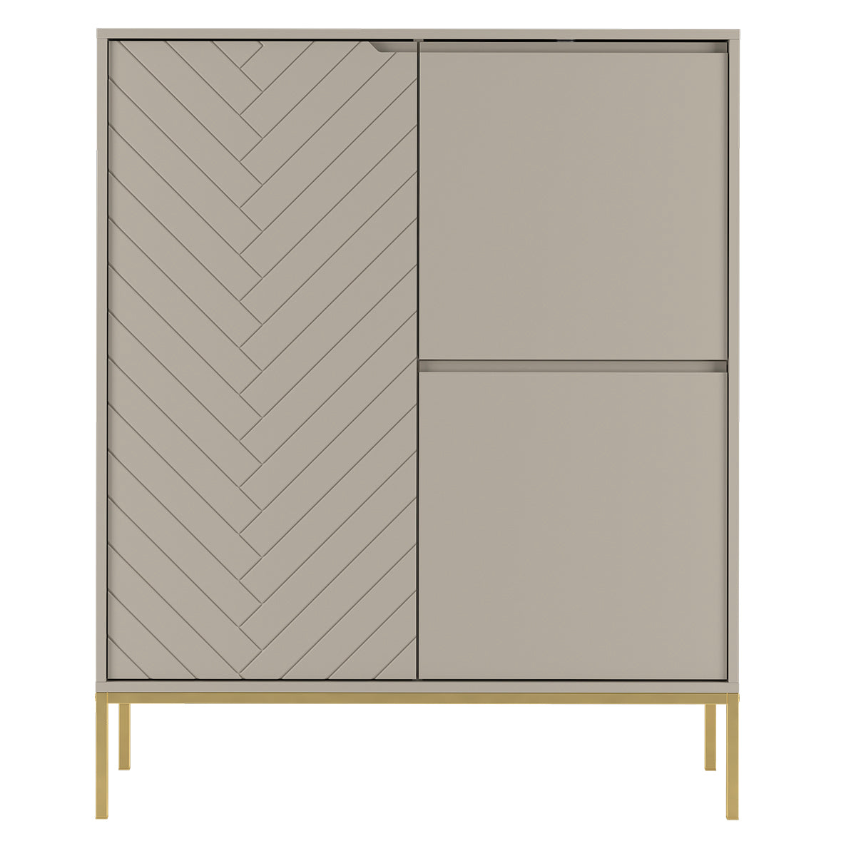Buffet haut 3 portes Daria Cachemire - vue 2