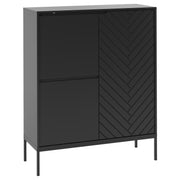 Buffet haut 3 portes Daria Noir