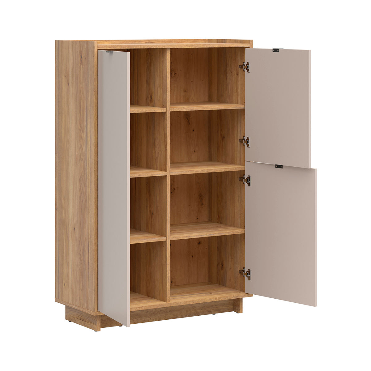 Buffet haut 3 portes Donna Cachemire et Bois - vue 3
