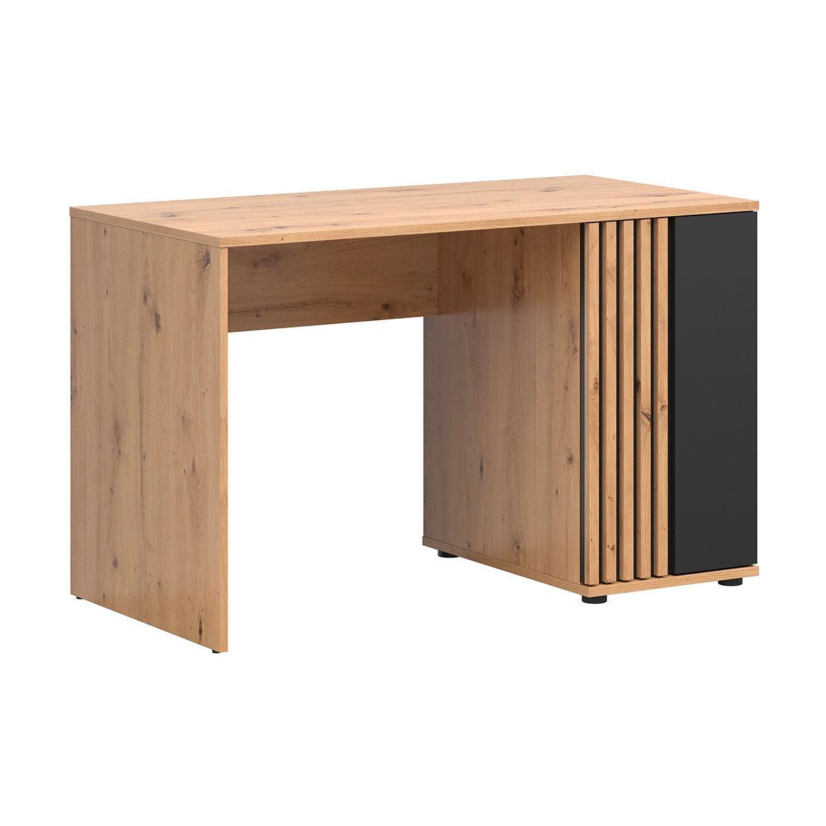 Bureau 1 porte Ezra Bois et Noir