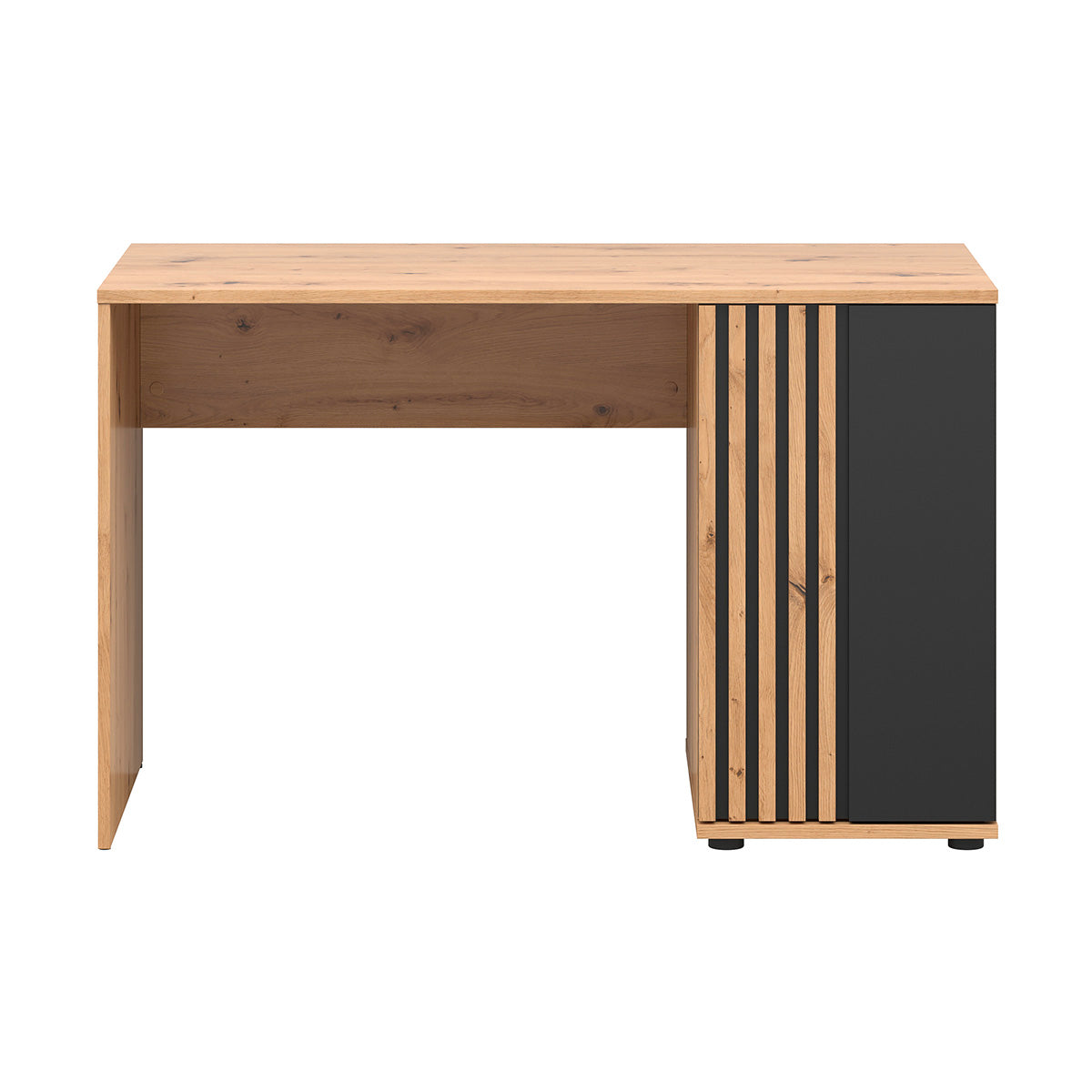 Bureau 1 porte Ezra Bois et Noir - vue 2