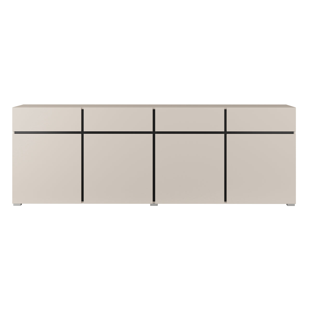 Buffet 4 portes 4 tiroirs Lilia Cachemire - vue 6