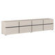 Meuble TV 4 portes 225 cm Lilia Cachemire