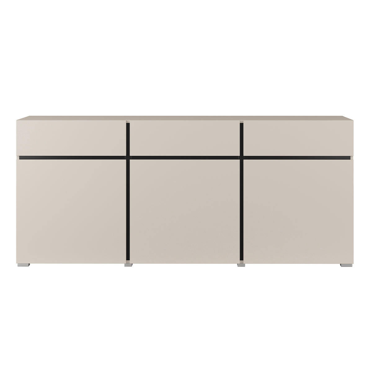 Buffet 3 portes 3 tiroirs Lilia Cachemire - vue 6