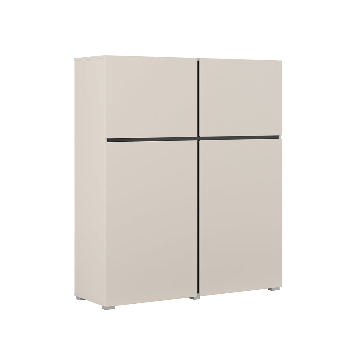 Buffet haut 4 portes Lilia Cachemire