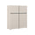 Buffet haut 4 portes Lilia Cachemire