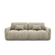 Canapé 3 places convertible avec coffre Vittoria Beige chiné