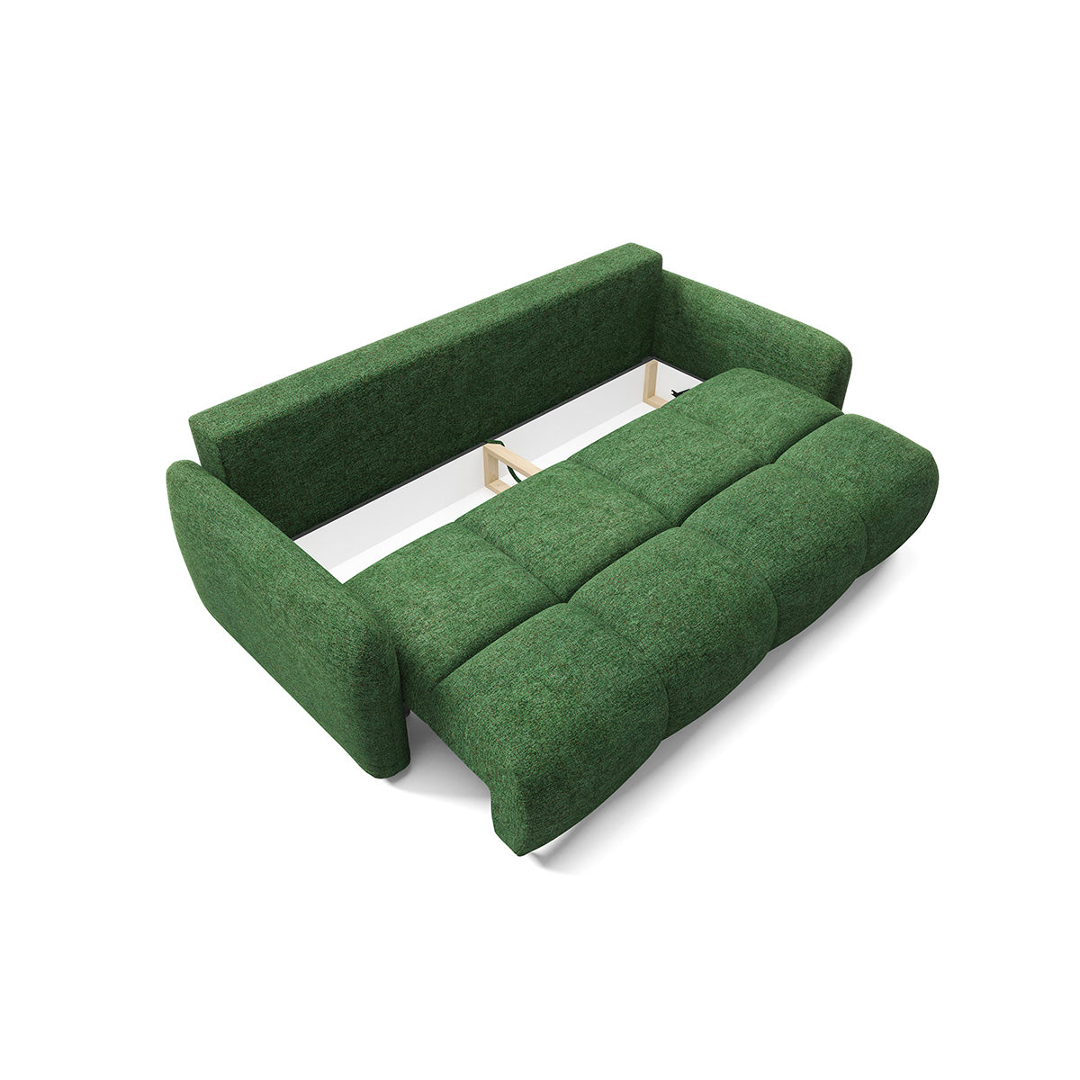 Canapé 3 places convertible avec coffre Vittoria Vert - vue 6