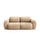 Canapé convertible 3 places avec coffre Camilla Beige