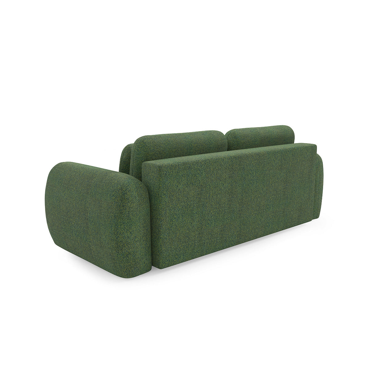 Canapé convertible 3 places avec coffre Carmela Vert - vue 5