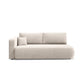 Canapé convertible 3 places avec coffre et accoudoir réversible Antonio Beige
