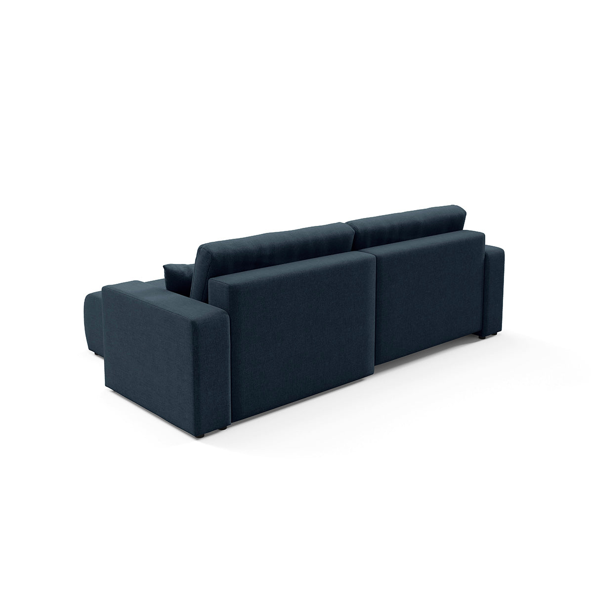 Canapé d'angle réversible convertible 3 places avec coffre Giulia Bleu - vue 5