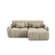 Canapé d'angle réversible convertible Vittoria Beige chiné