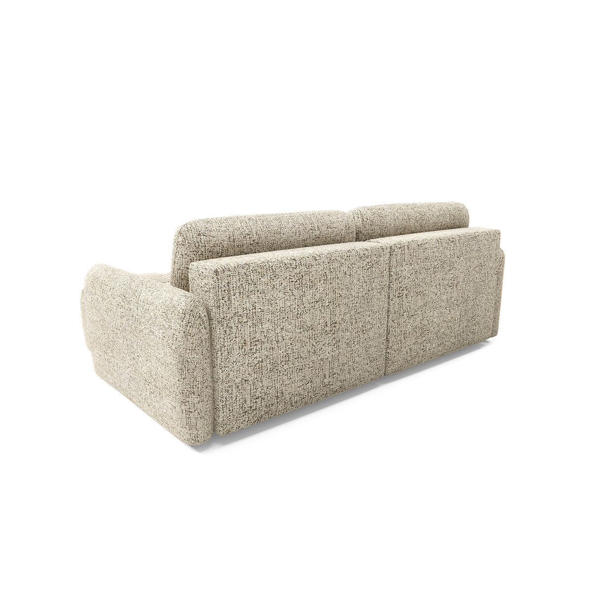 Canapé d'angle réversible convertible Vittoria Beige chiné - vue 5