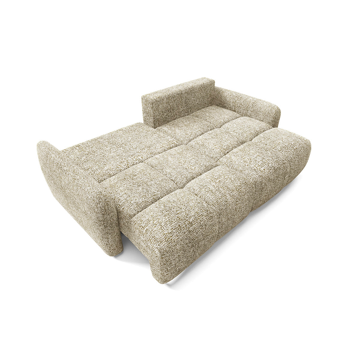 Canapé d'angle réversible convertible Vittoria Beige chiné - vue 7