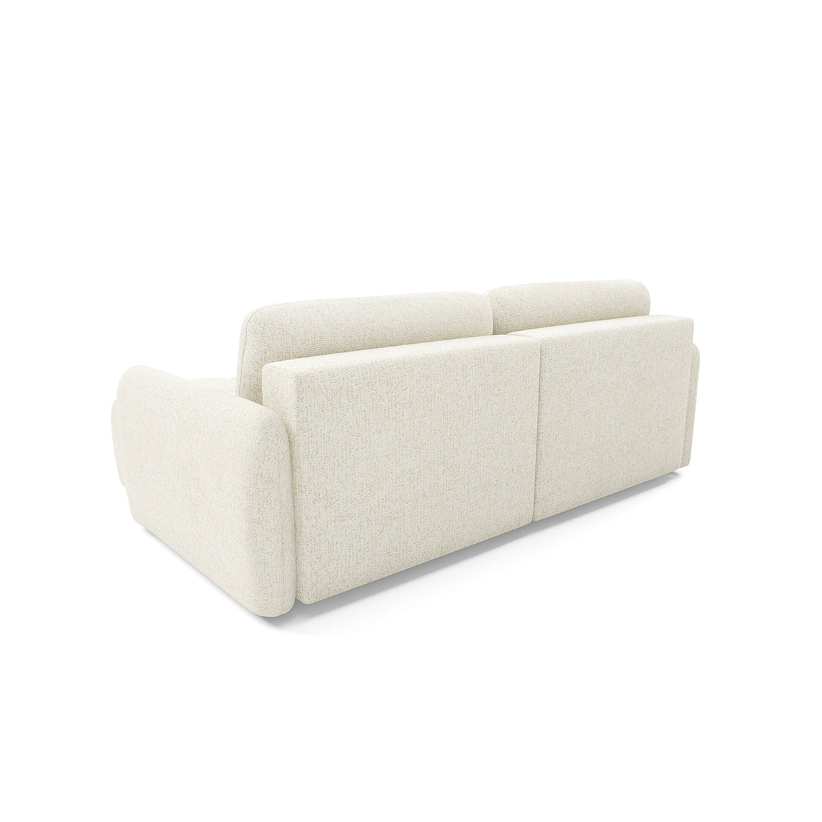 Canapé d'angle réversible convertible Vittoria Blanc Cassé - vue 5