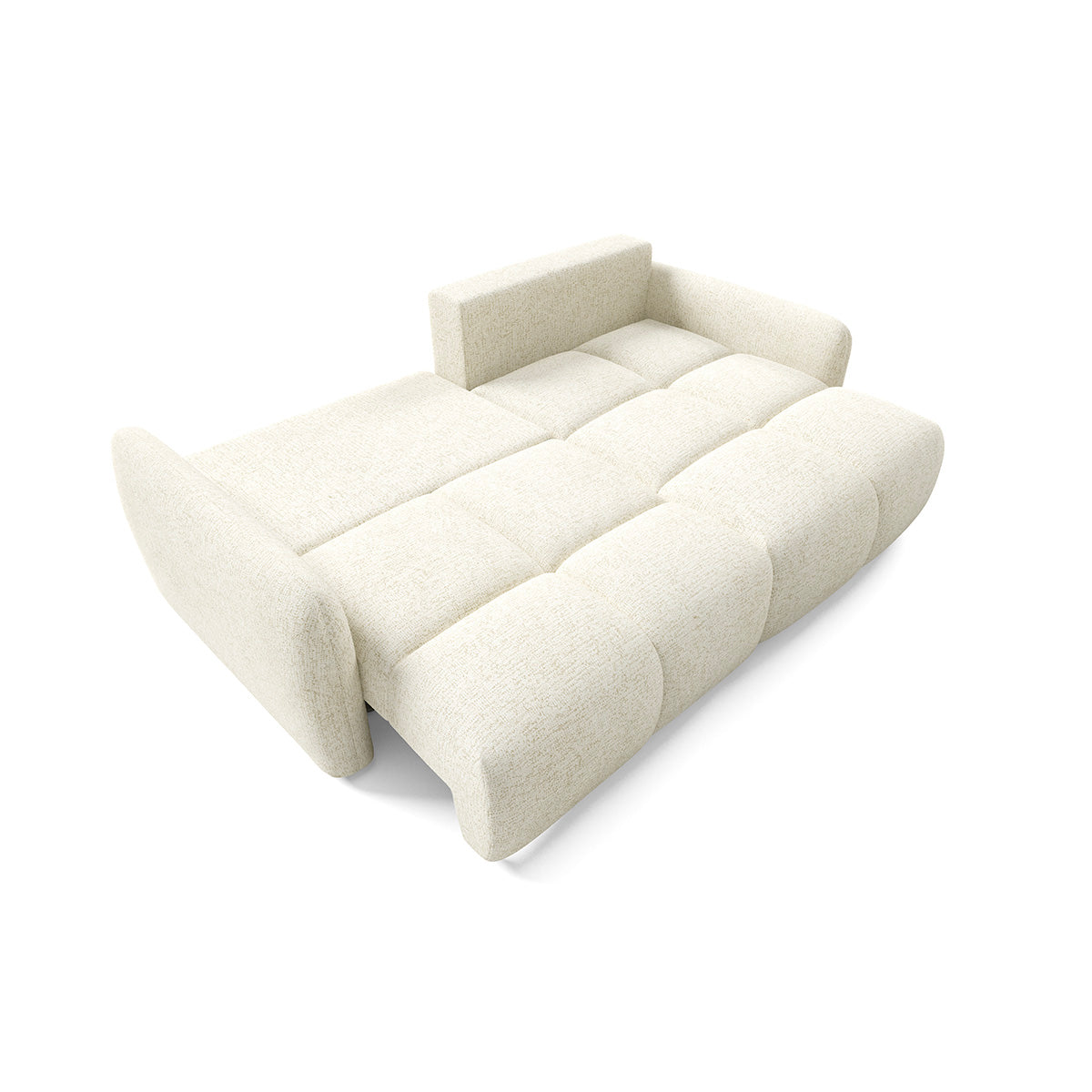 Canapé d'angle réversible convertible Vittoria Blanc Cassé - vue 7