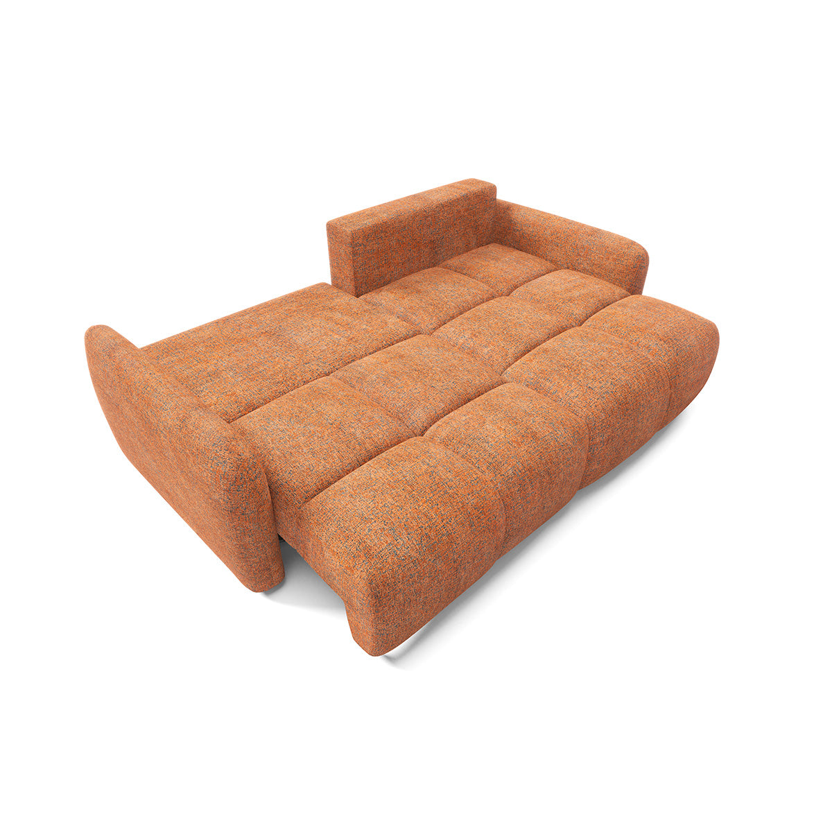 Canapé d'angle réversible convertible Vittoria Orange - vue 7