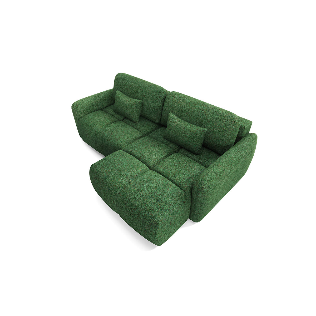 Canapé d'angle réversible convertible Vittoria Vert - vue 4