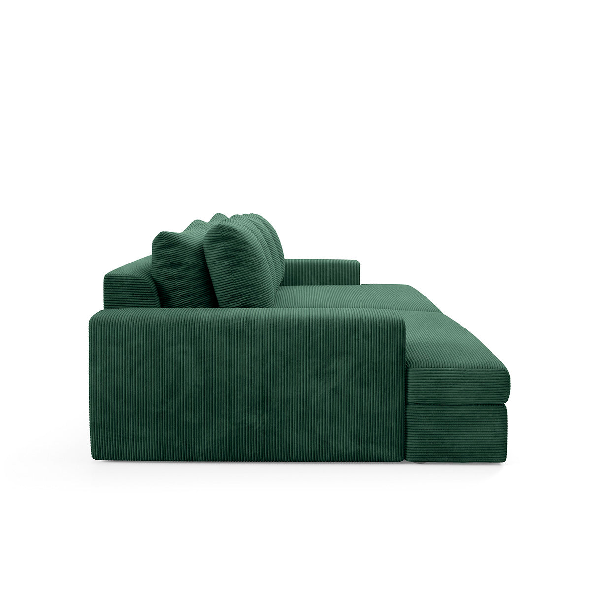 Canapé droit 3 places assise profonde Paola Vert sapin - vue 7