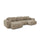 Canapé en U 4 places convertible avec coffre Livio Beige