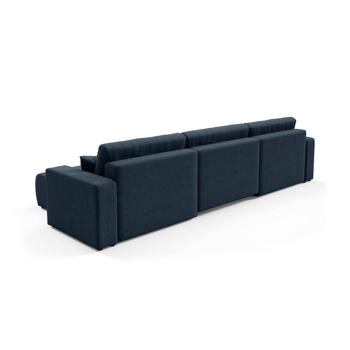 Canapé en U 5 places convertible avec coffre Giulia Bleu - vue 5