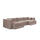 Canapé U 5 places convertible coffre Jimmy Taupe