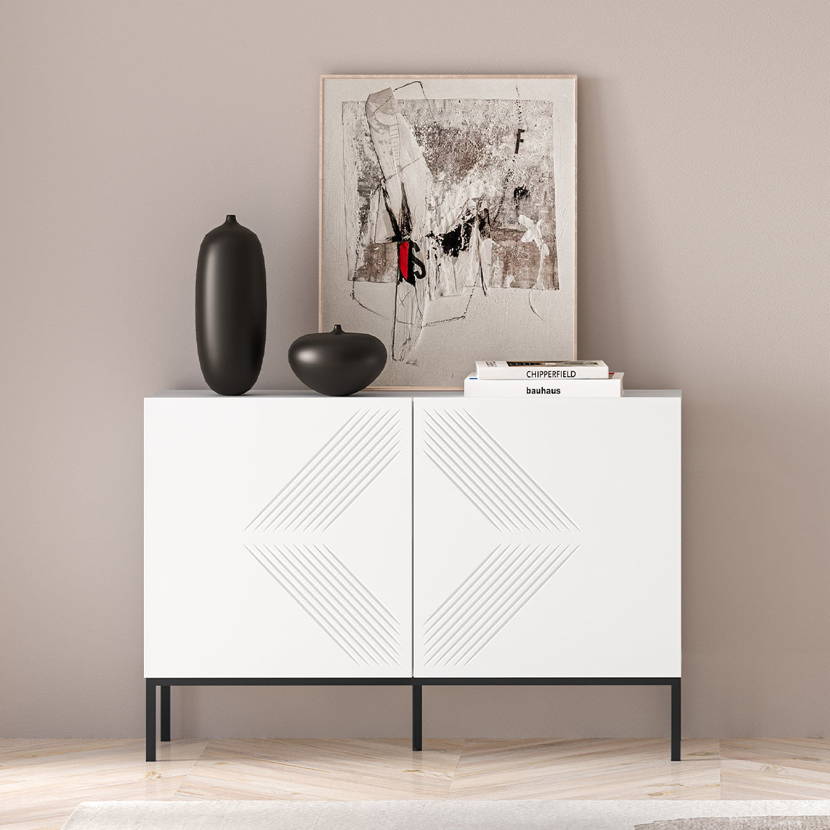 Buffet 2 portes Aura Blanc - vue 6