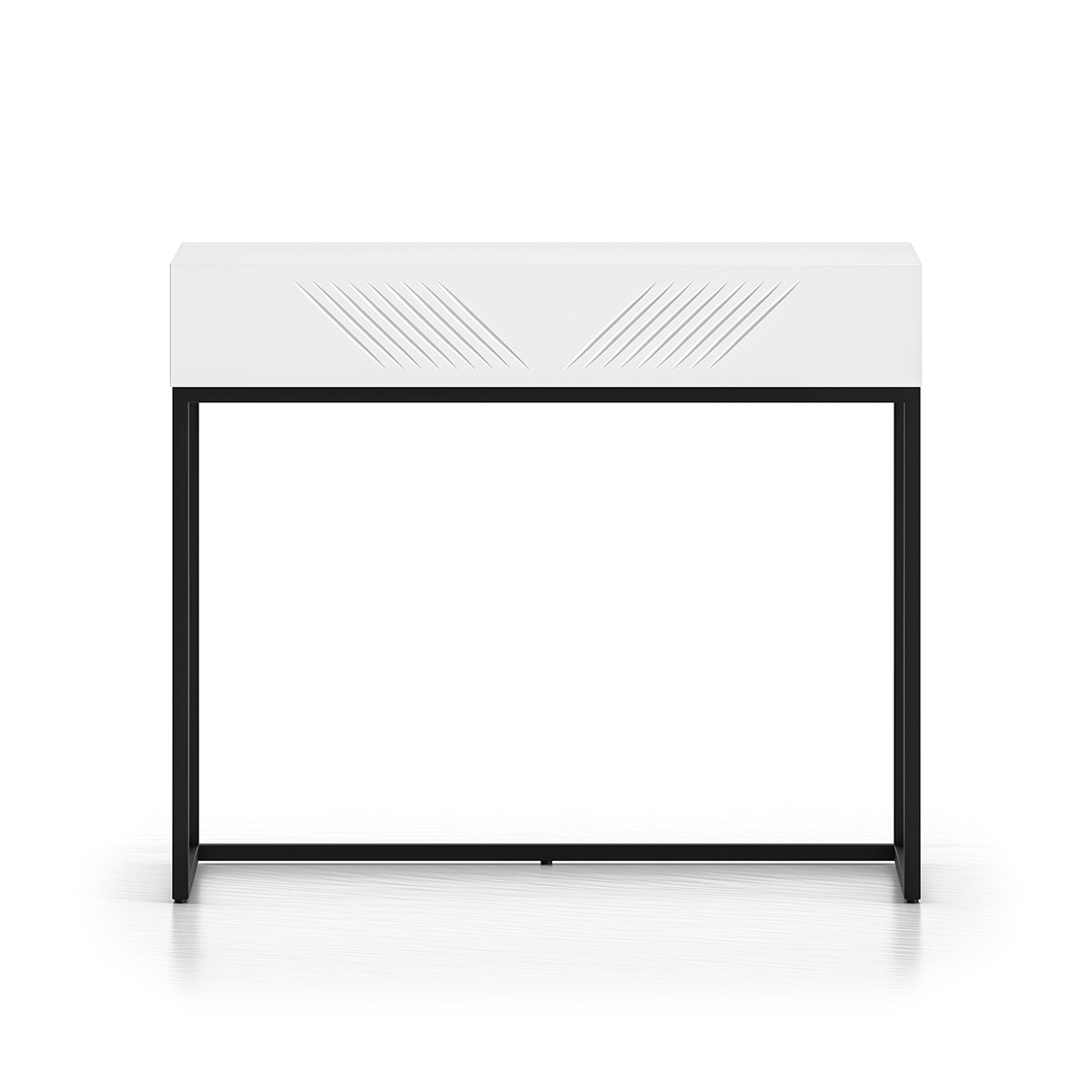 Console Coiffeuse 1 tiroir Aura Blanc - vue 2
