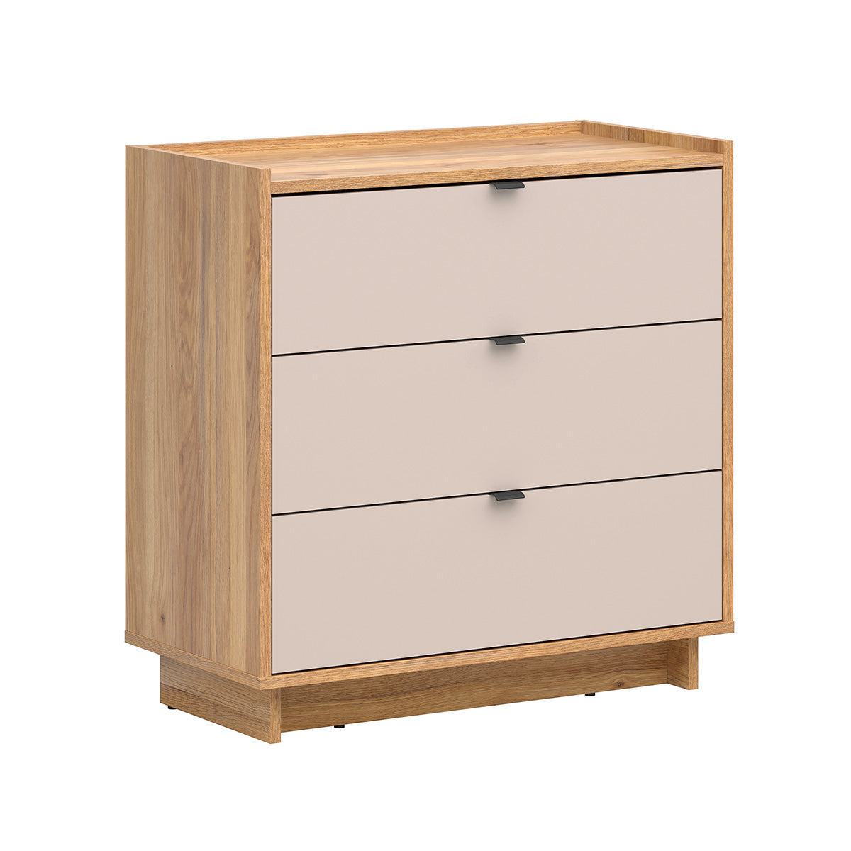 Commode 3 tiroirs Donna Cachemire et Bois