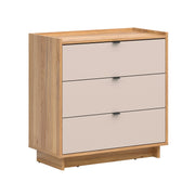 Commode 3 tiroirs Donna Cachemire et Bois